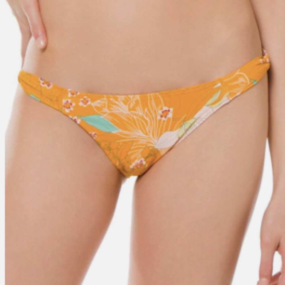 NWT O'Neill Riviera Loop Side Floral Bikini Bottom Size Medium